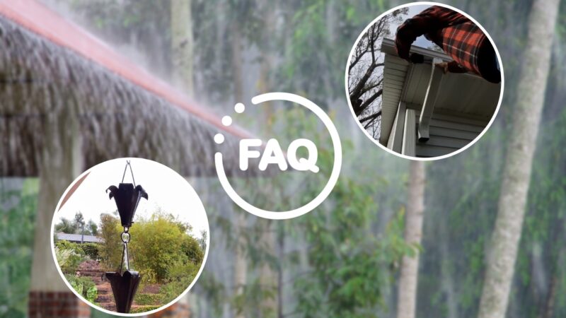 FAQs about Rain Chains and Downspouts